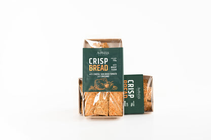 WHEAT BREAD WITH CHEESE, SUN-DRIED TOMATOES, AND BASIL