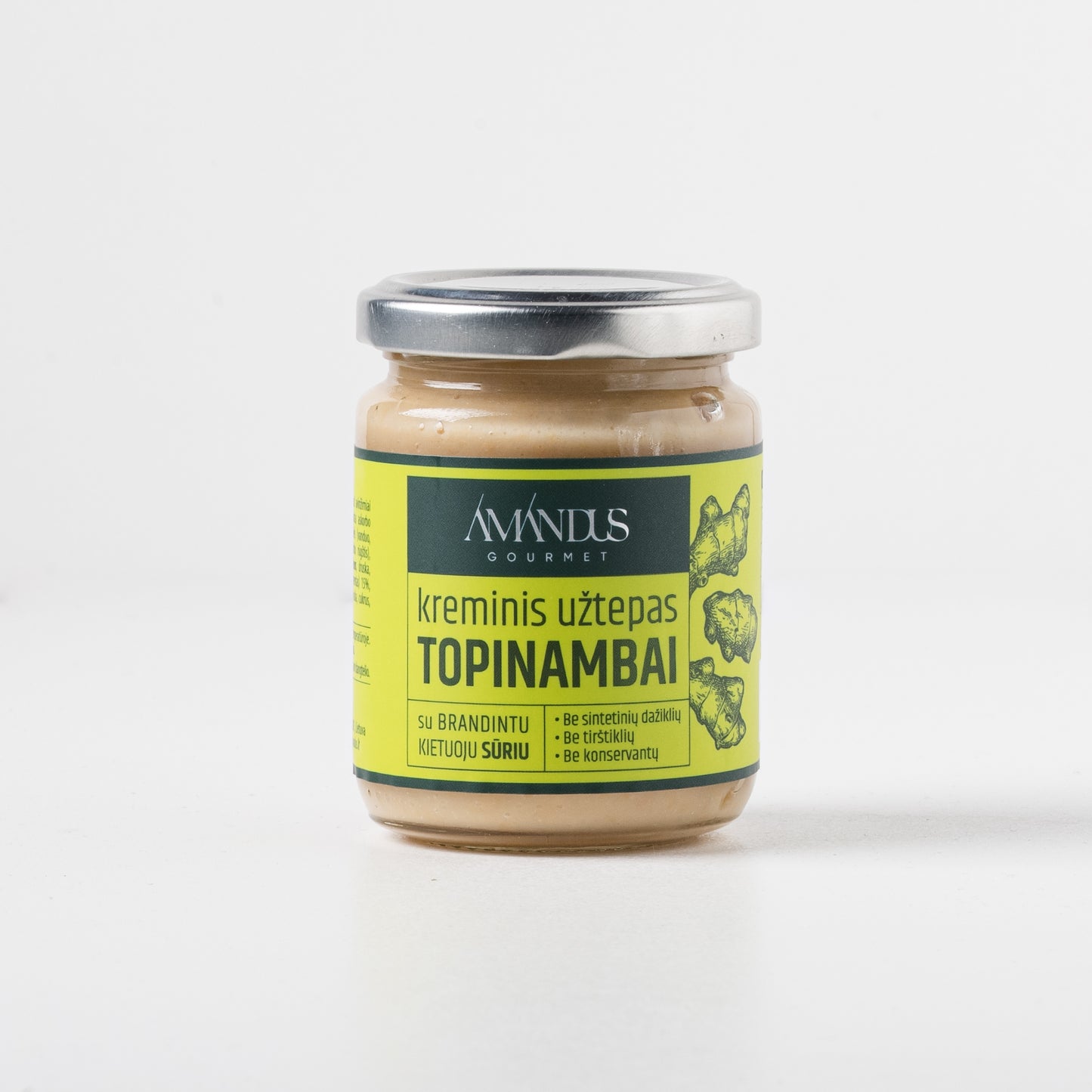 CREAMY JERUSALEM ARTICHOKE SPREAD WITH MATURED HARD CHEESE