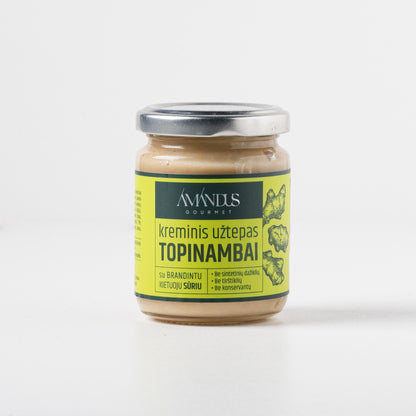CREAMY JERUSALEM ARTICHOKE SPREAD WITH MATURED HARD CHEESE