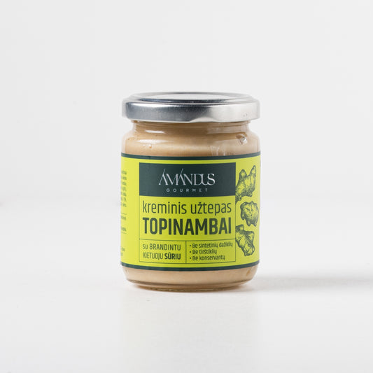 CREAMY JERUSALEM ARTICHOKE SPREAD WITH MATURED HARD CHEESE