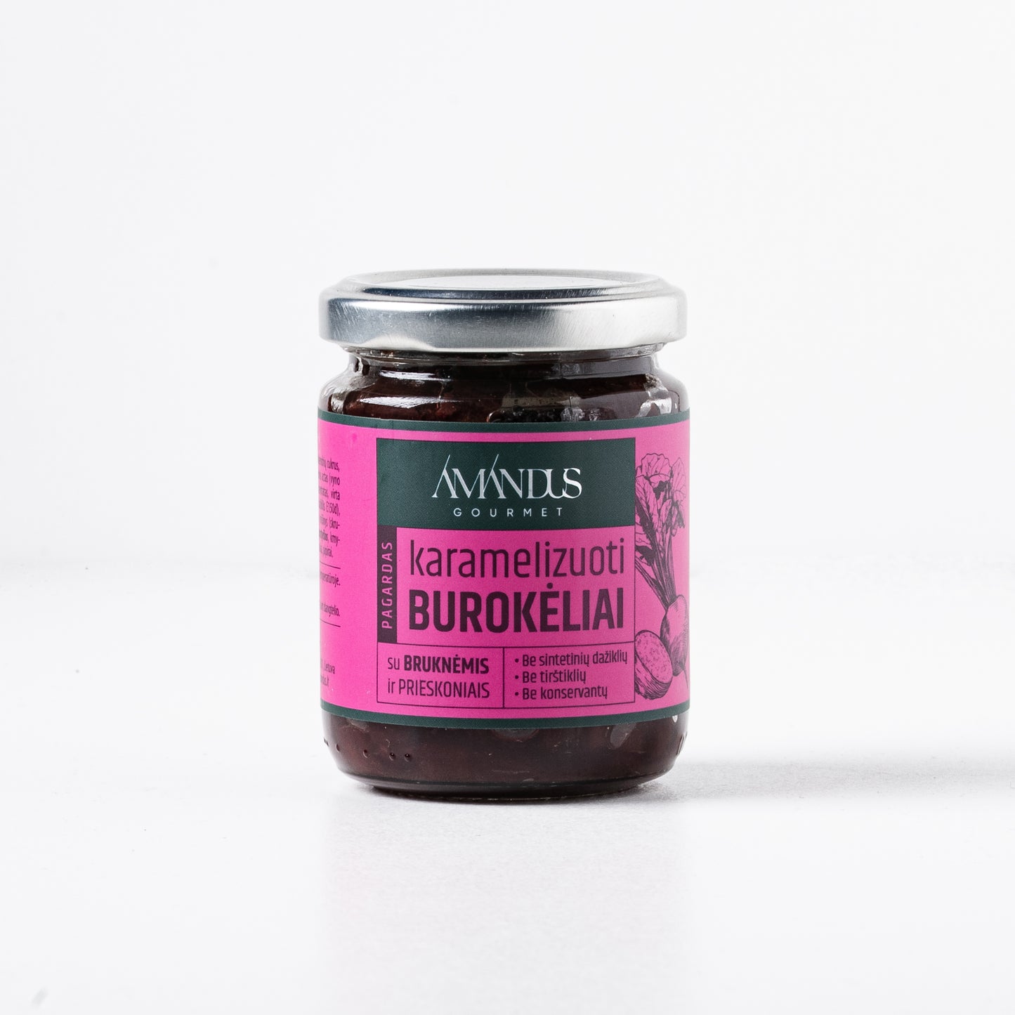 KARAMELIZUOTI BUROKĖLIAI SU BRUKNĖMIS IR PRIESKONIAIS