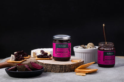 KARAMELIZUOTI BUROKĖLIAI SU BRUKNĖMIS IR PRIESKONIAIS